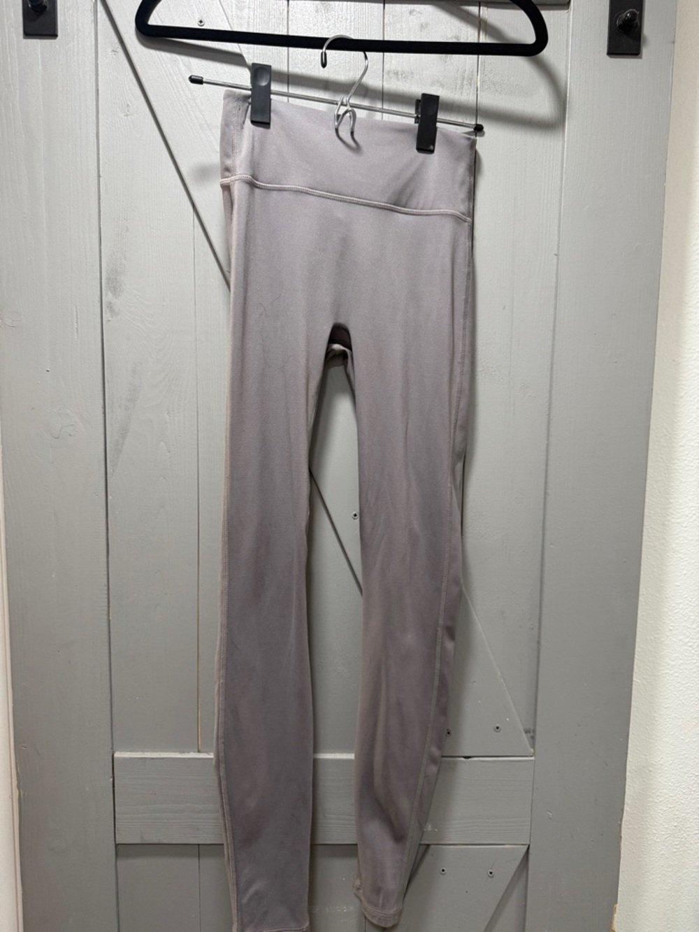 Fabletics High-Waist Gray Mauve Leggings